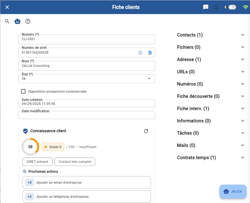 Fiche entreprise NoMoWaBu