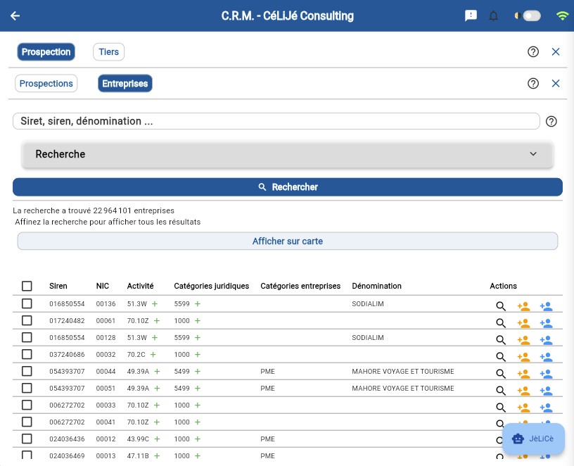 Fiche entreprise NoMoWaBu